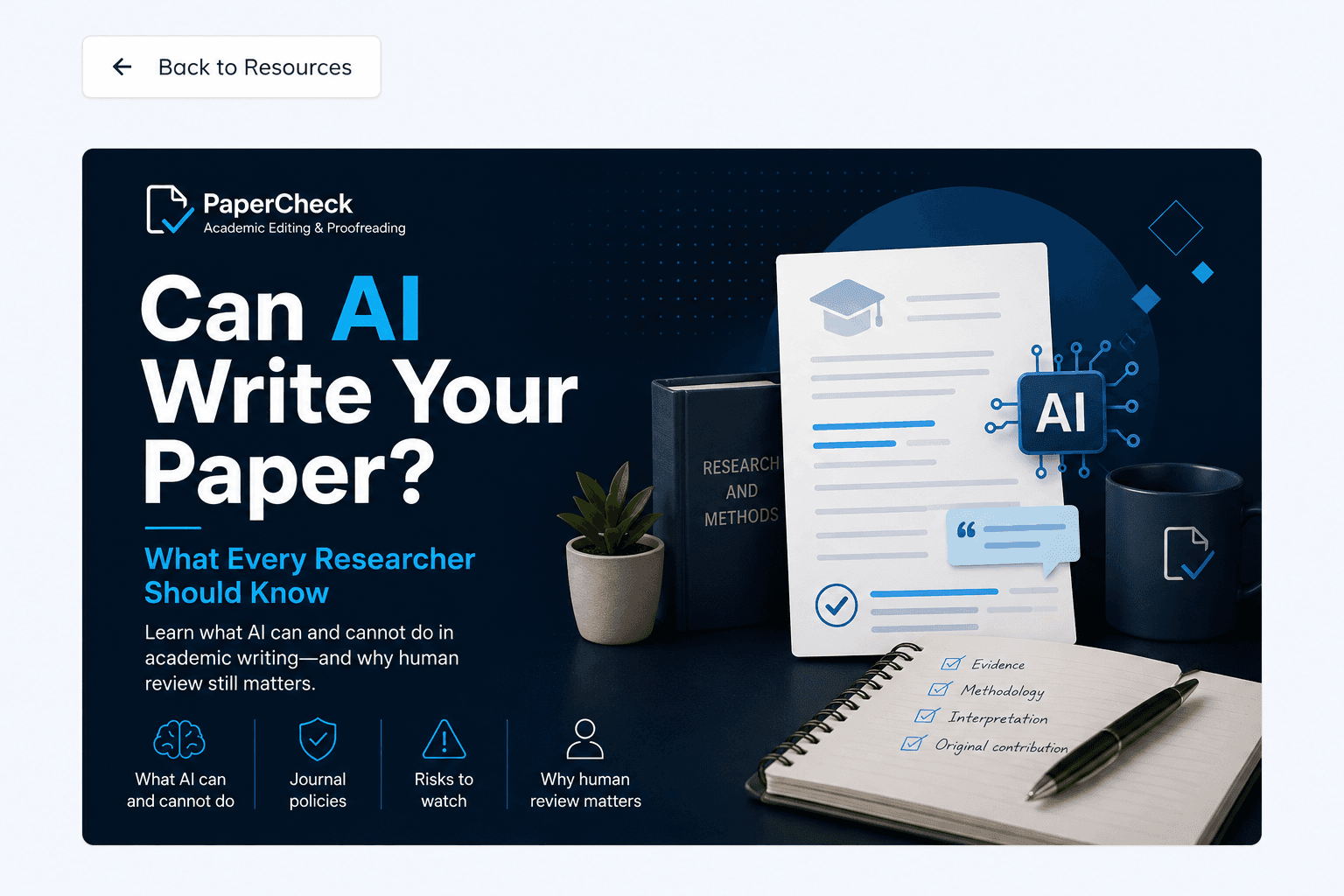 Cover image for resource: Can AI Really Write Your Academic Paper? What Every Researcher Should Know