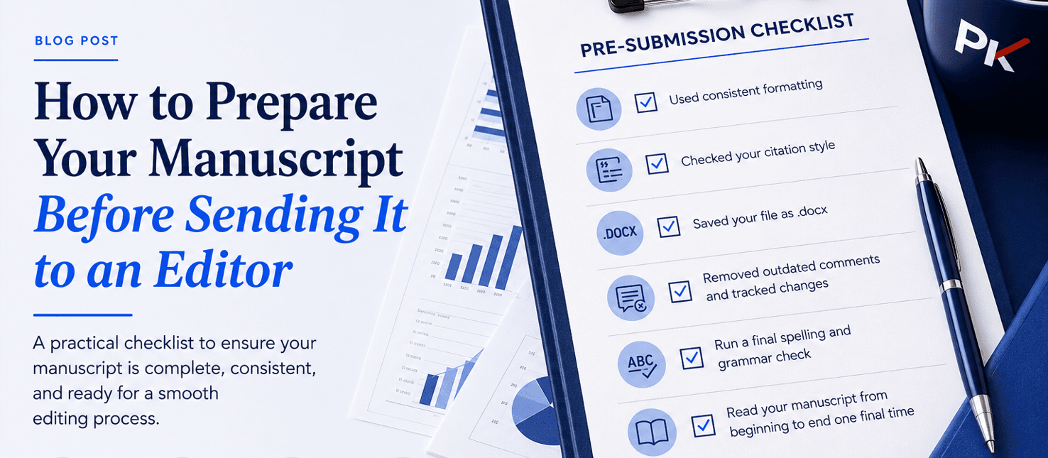Cover image for resource: How to Prepare Your Manuscript Before Sending It to an Editor
