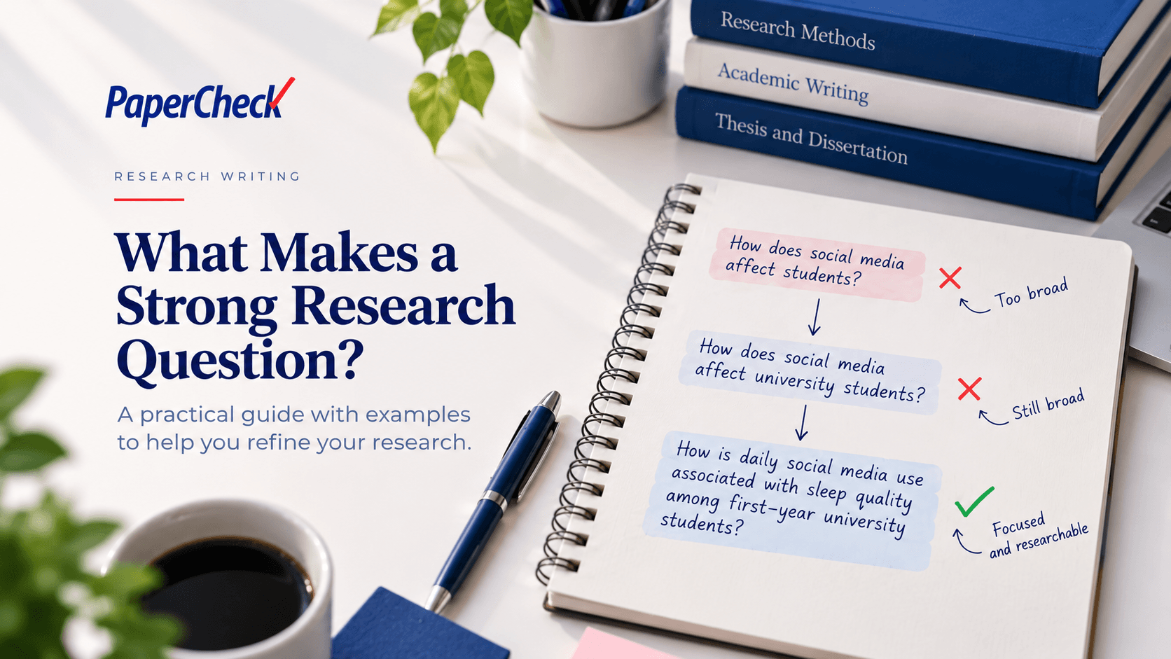 Cover image for resource: What Makes a Strong Research Question? A Practical Guide